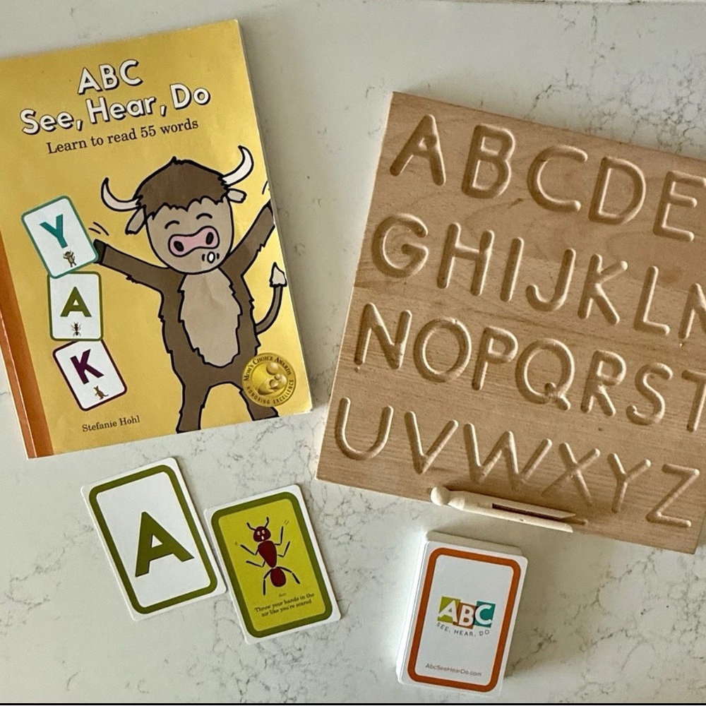 ABC See Hear Do ABC Learning Bundle Letter Recognition Phonics letter tracing